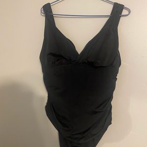 Knot Strap One Piece Swimsuit